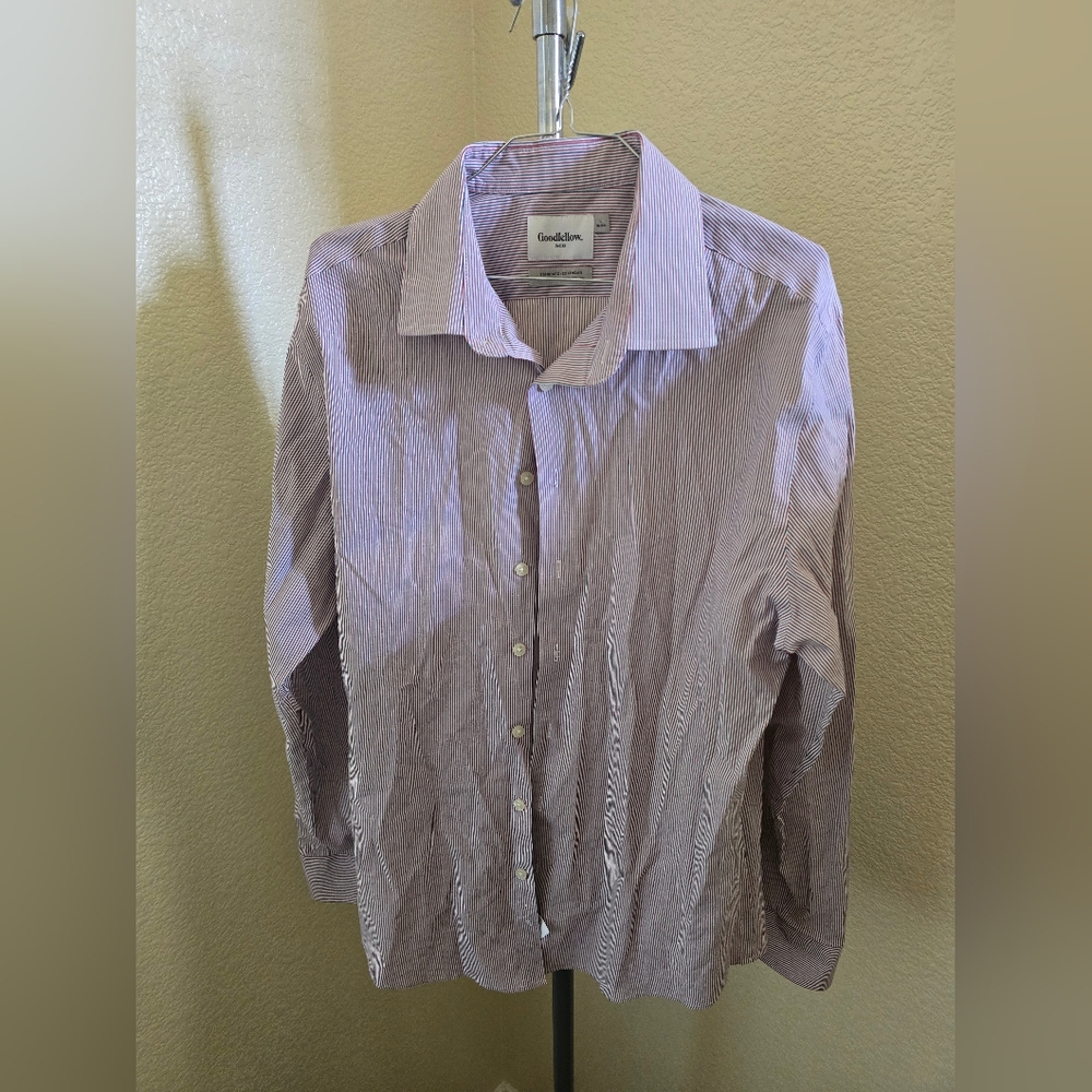Goodfellow & Co Long Sleeve Button Up Shirt Size L